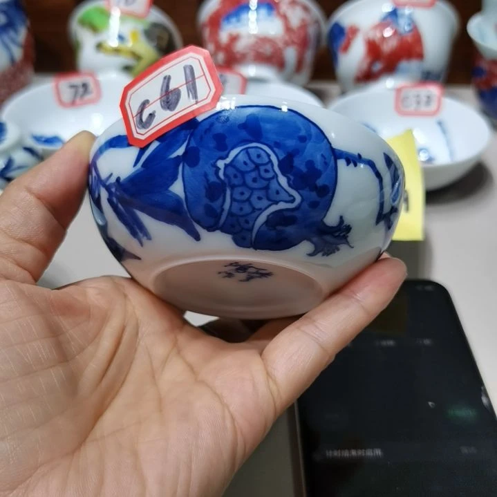 闲***着杯张学鸿老师青花微瑕