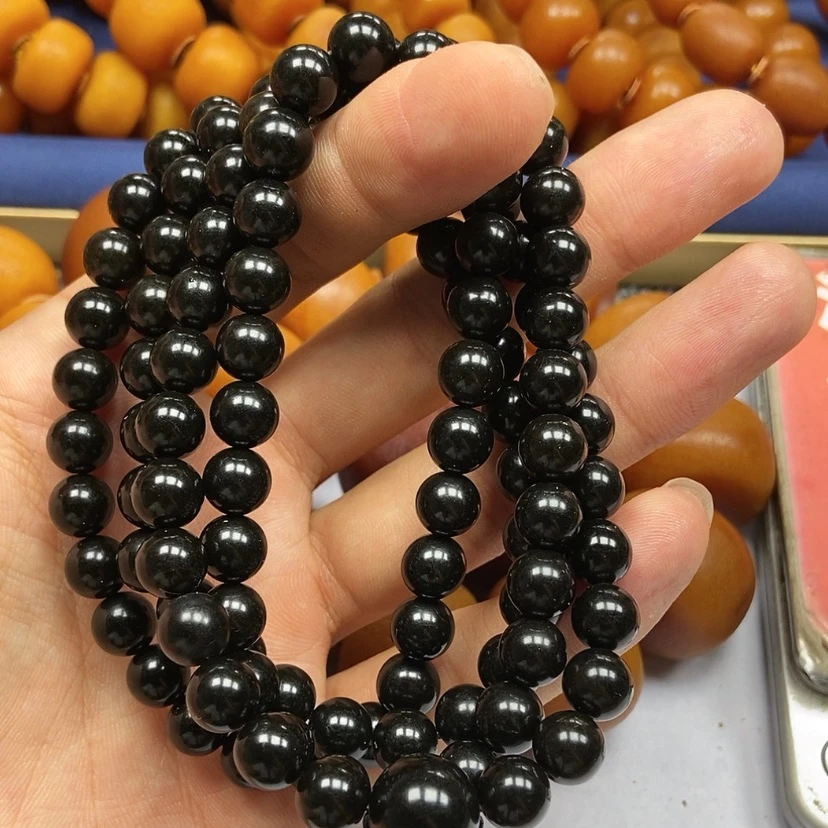 【闪购商品】裸石琥珀未镶嵌黑翳