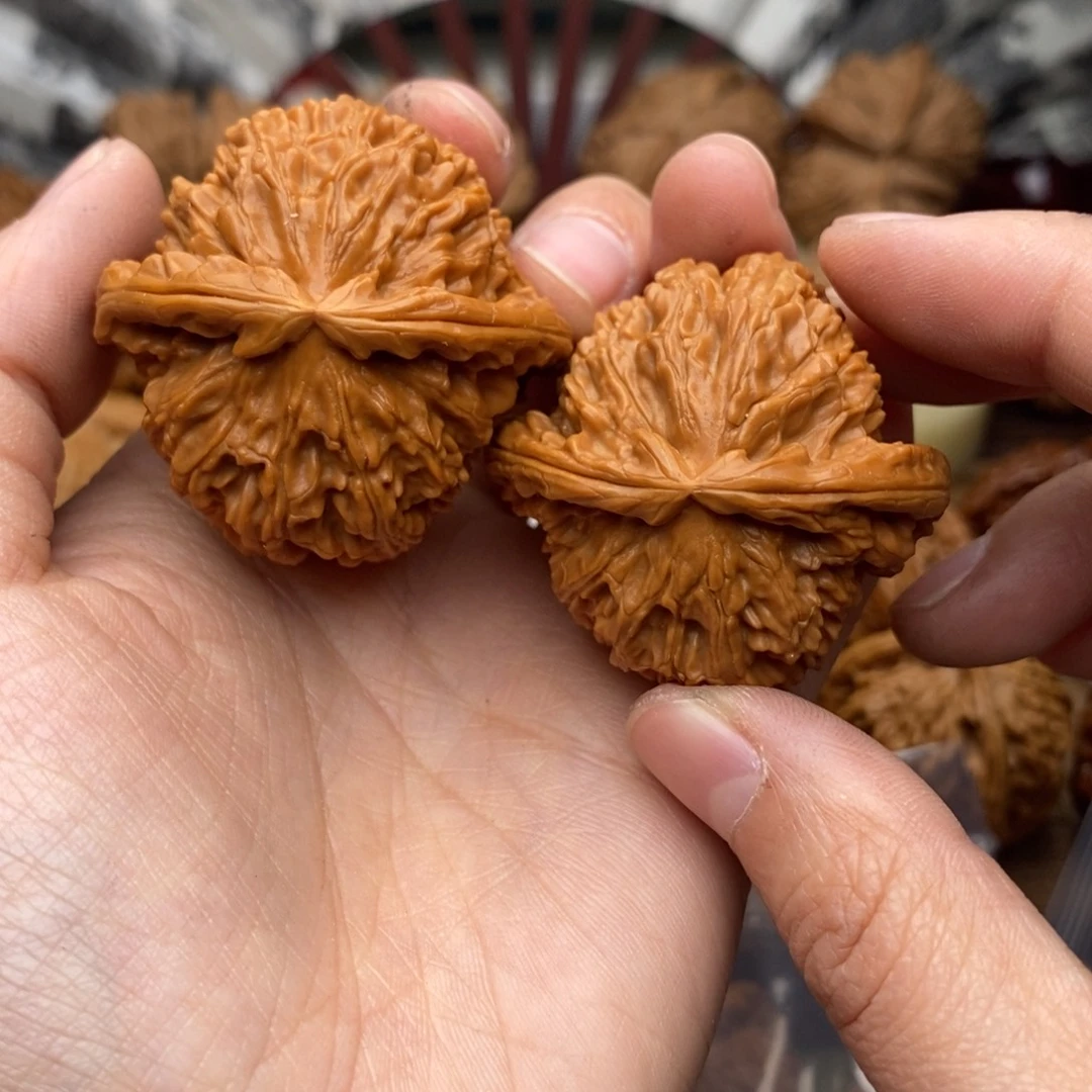 文玩核桃把件42白狮子打底团购