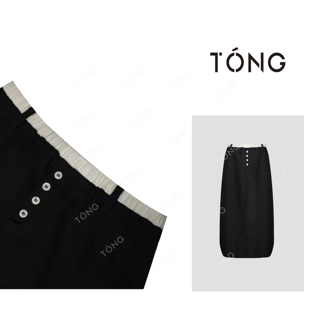 【墨香甜韵】秋季羊M显瘦松紧腰半身裙  GQ010