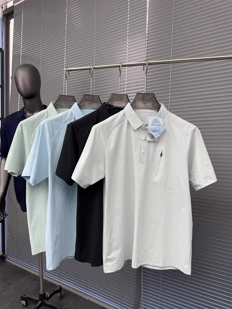 大码300斤机能压胶速干夏季上衣翻领凉感透流夏韩版男士灰色Polo