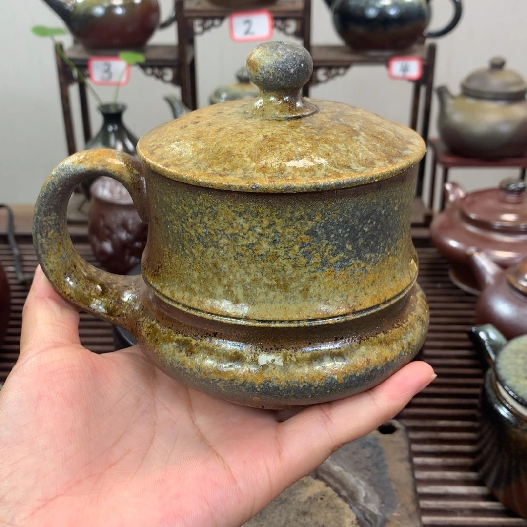 茶壶紫砂段泥盖杯