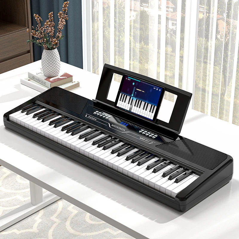 便携61键多功能电子琴零基础初学考级适用入门成人演奏弹奏电钢琴