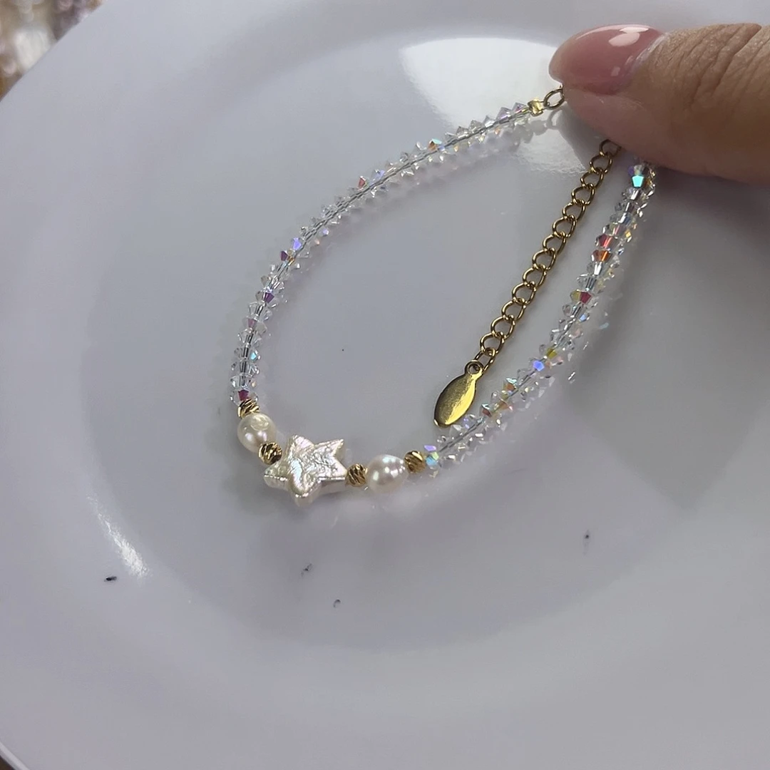 淡水珍珠手绳钛钢