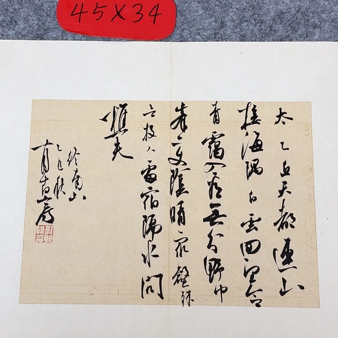 书法国展书家郭朝阳45×34