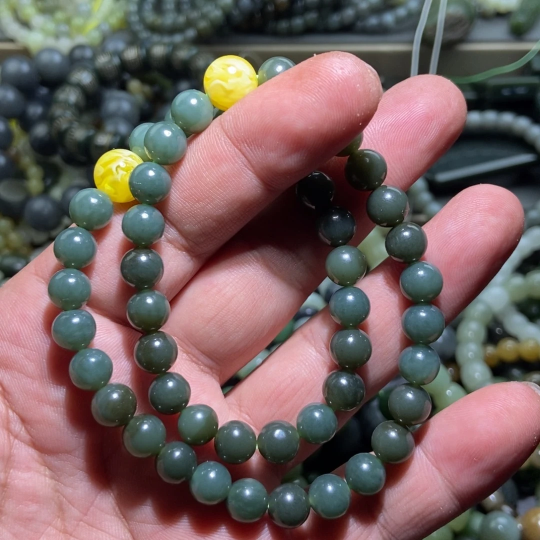 和田玉（糖玉）未镶嵌手链