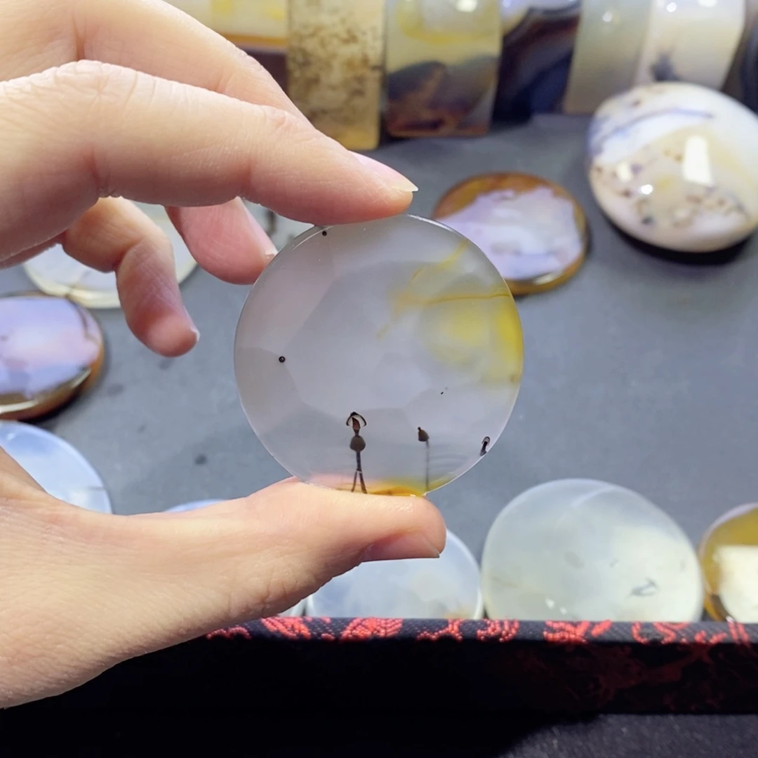 玛瑙/玉髓颈饰未镶嵌编号17