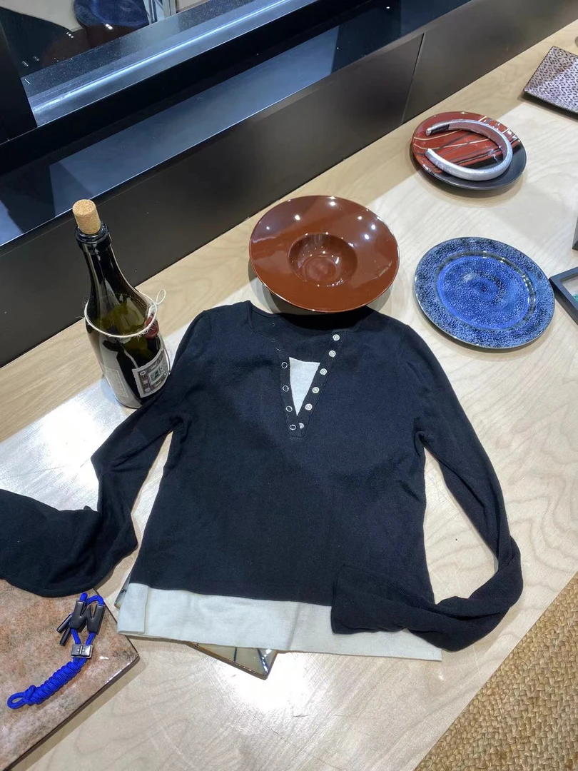 【no退no换 谨慎下单】假两件长袖针织衫 00551918