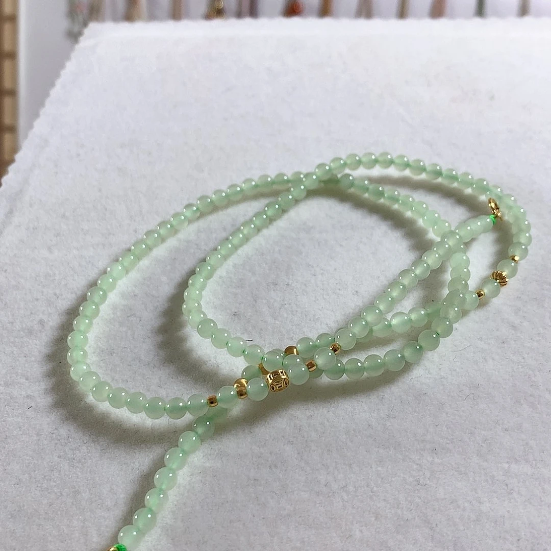 和田玉未镶嵌颈饰L***x3