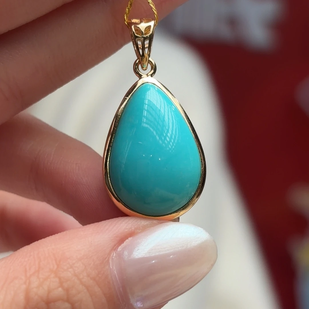 绿松石未镶嵌颈饰