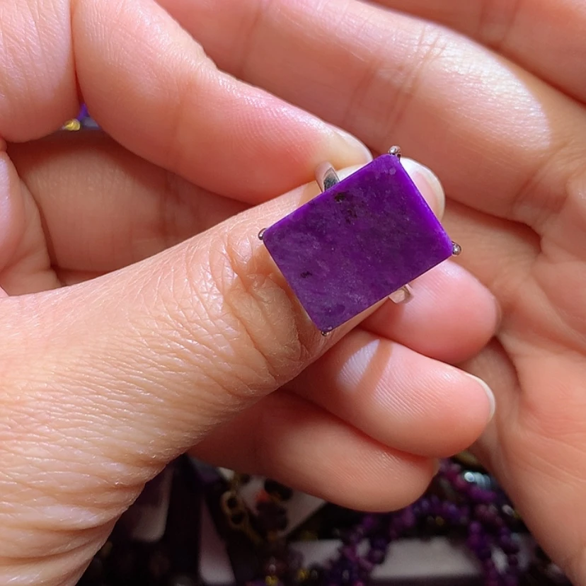 【闪购商品】苏纪石（舒俱来）戒指银S925镶嵌