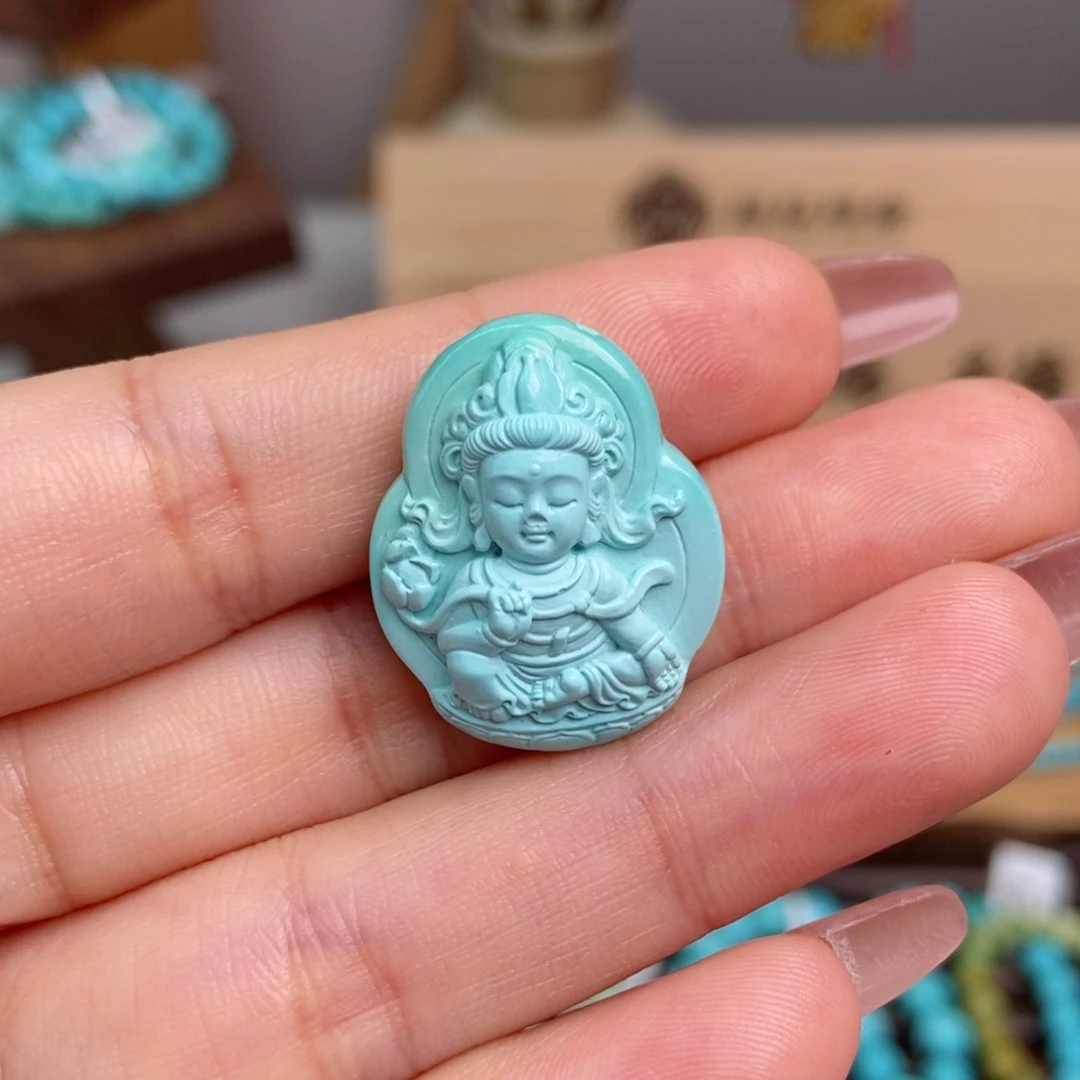 绿松石雕刻未镶嵌