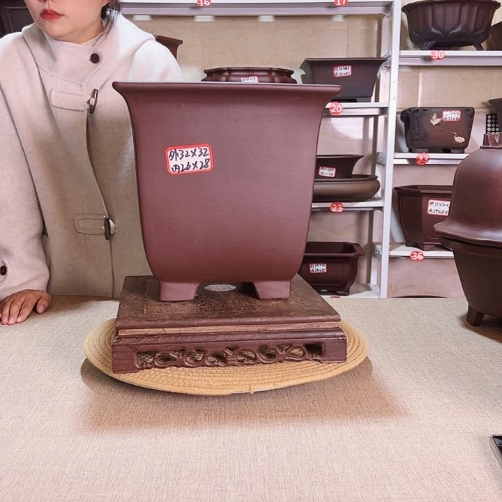 紫砂花盆紫砂花盆