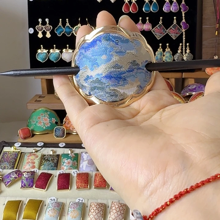 琉璃纯铜合金千山发簪