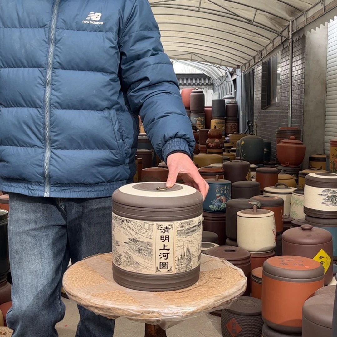 紫砂茶叶罐7 饼茶叶罐