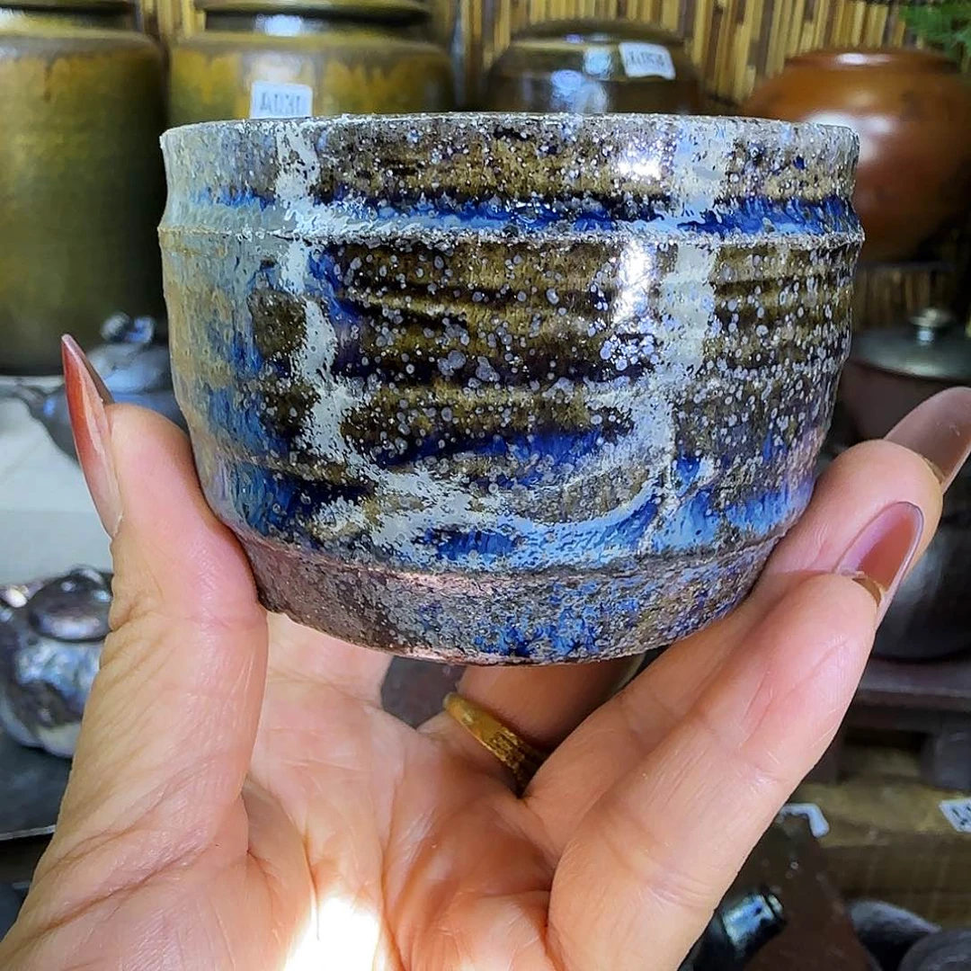 杯建水紫陶柴烧杯