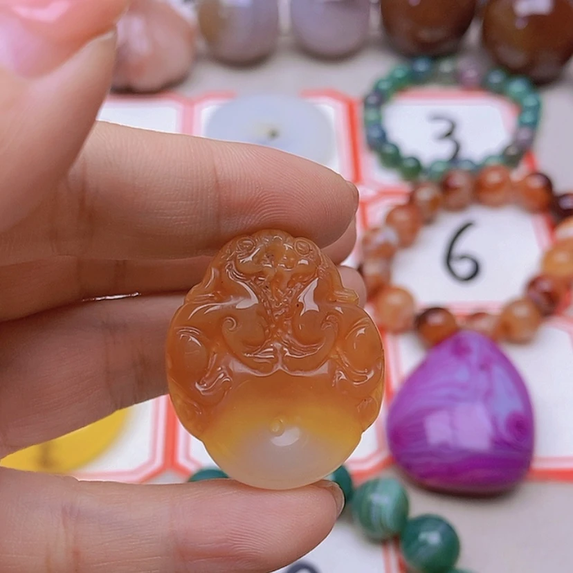 【闪购商品】玛瑙/玉髓未镶嵌珠宝半成品@*冉