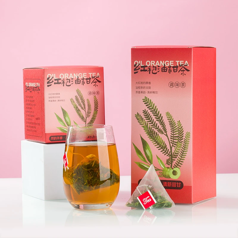 红袍油柑茶岩茶袋泡装随时携带袋装盒装大红袍自己喝送礼