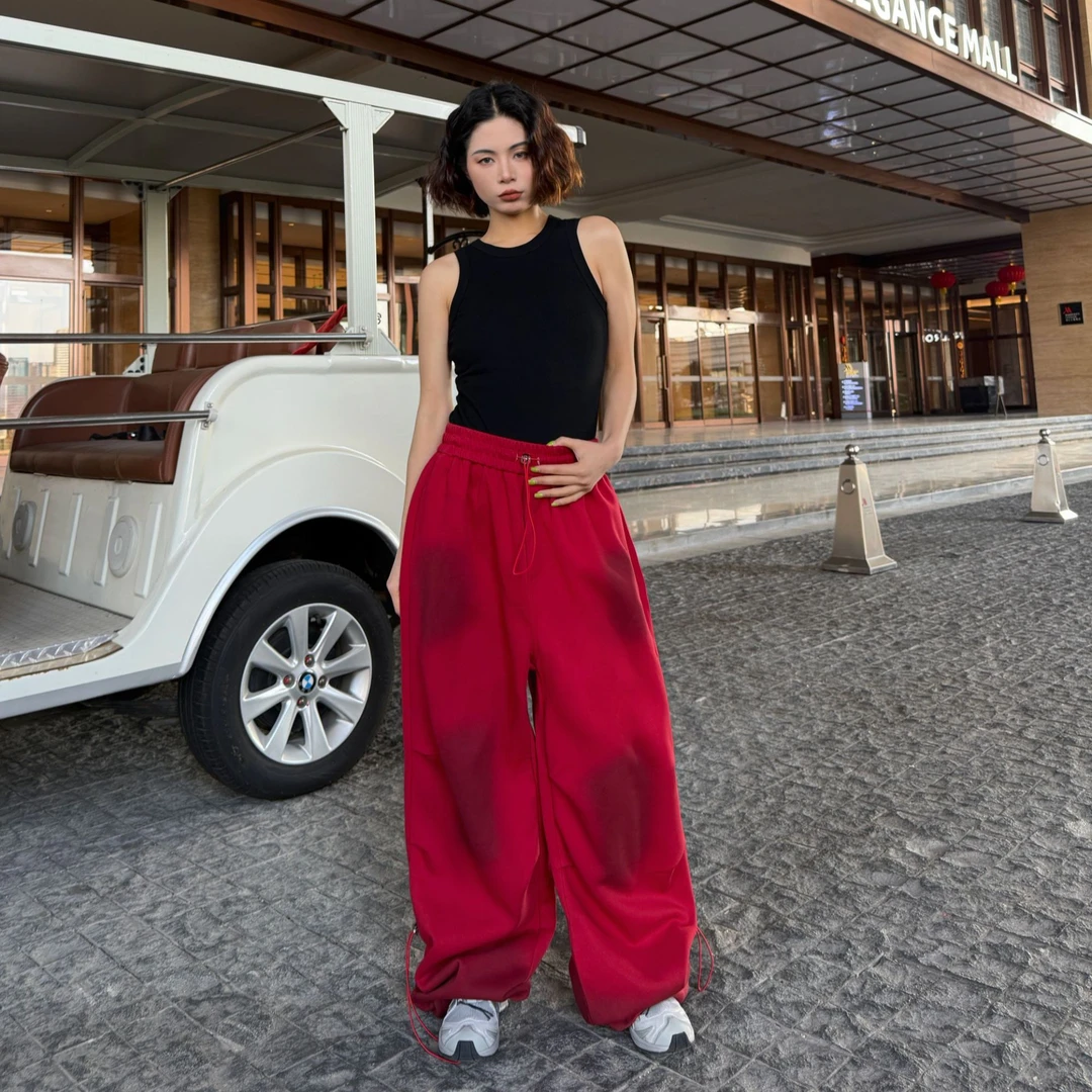 宽松运动裤女直筒休闲裤 3313#