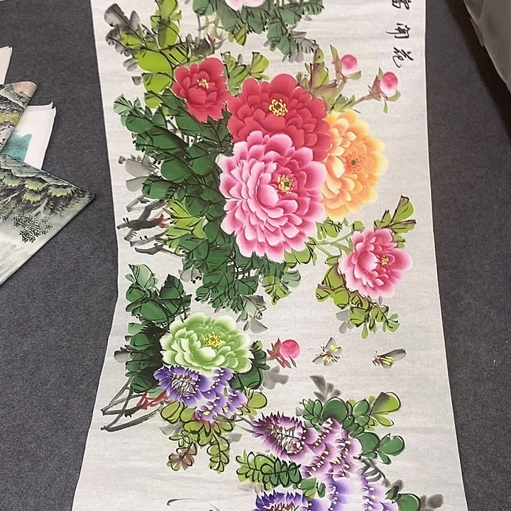 国画国画作品手绘
