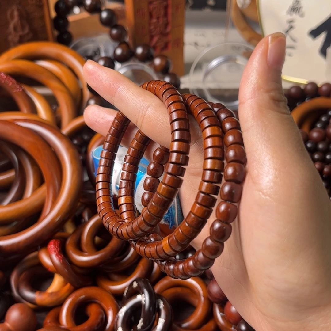 待***见橄榄核手串/手链老枣木手串三个