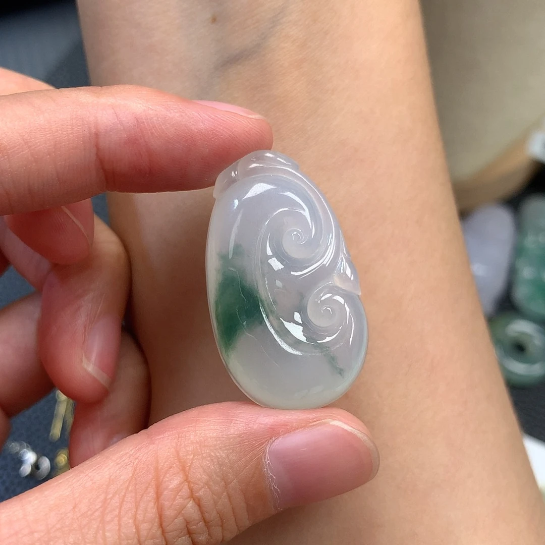 翡翠未镶嵌吊坠(不含链)翡翠