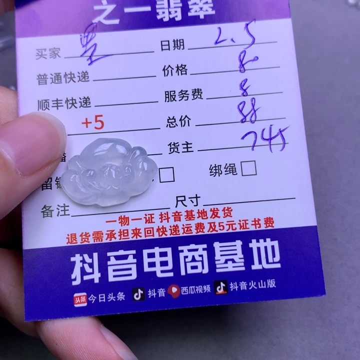 翡翠颈饰未镶嵌墨***杏