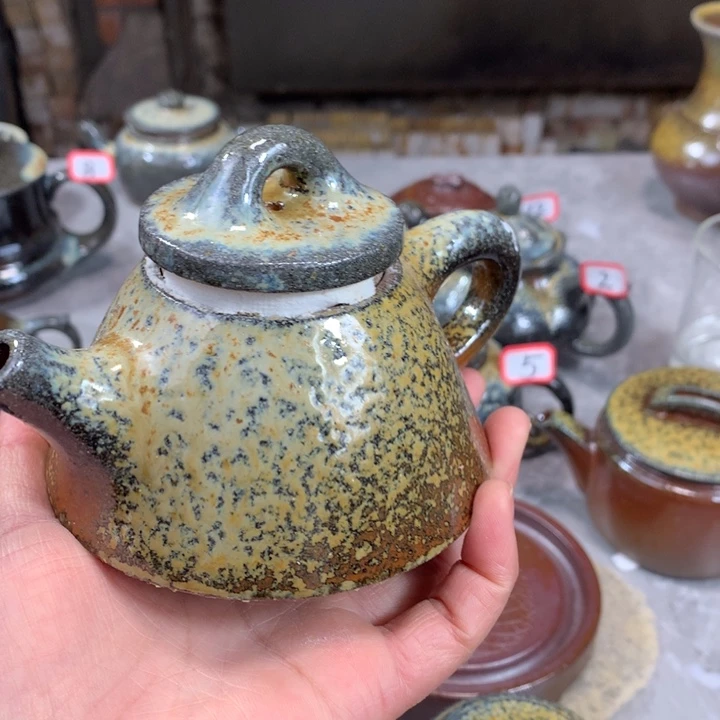紫砂茶壶9**8紫泥制作工艺