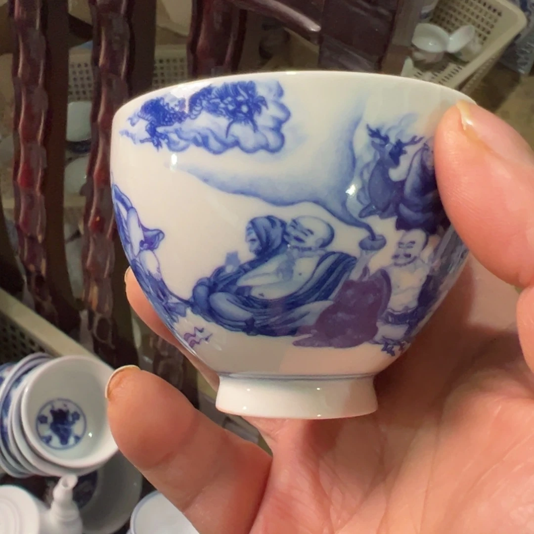 摆件景德镇青花瓷器