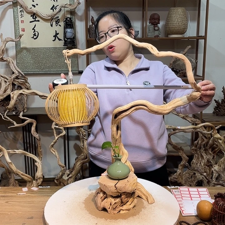 木杜鹃根根艺摆件1