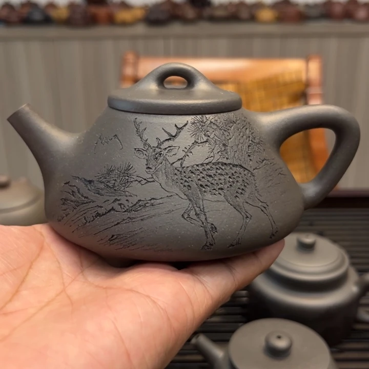 茶壶紫砂天青260毫升全手工