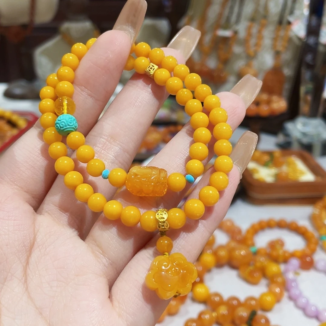 蜜蜡未镶嵌手链手串