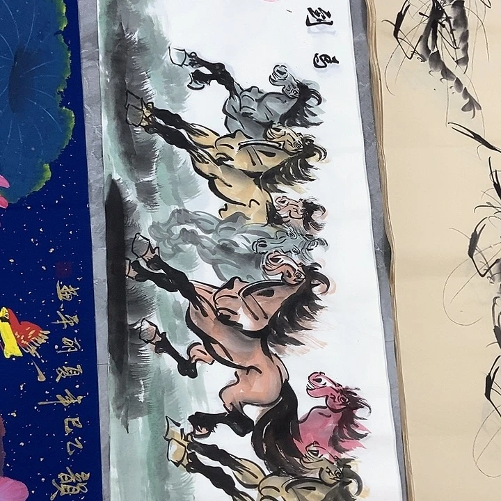 小周画廊的直播间