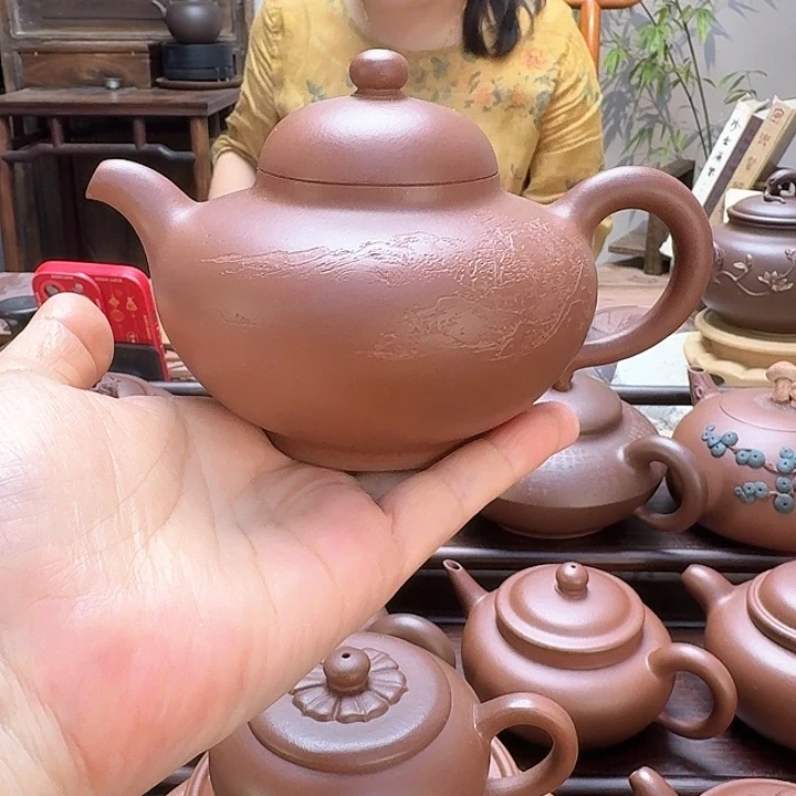 P***苏茶壶底槽青全手工制作华颖