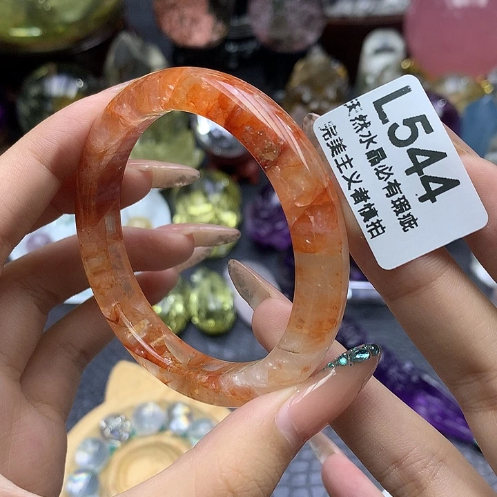 H****水晶未镶嵌珠宝半成品手镯