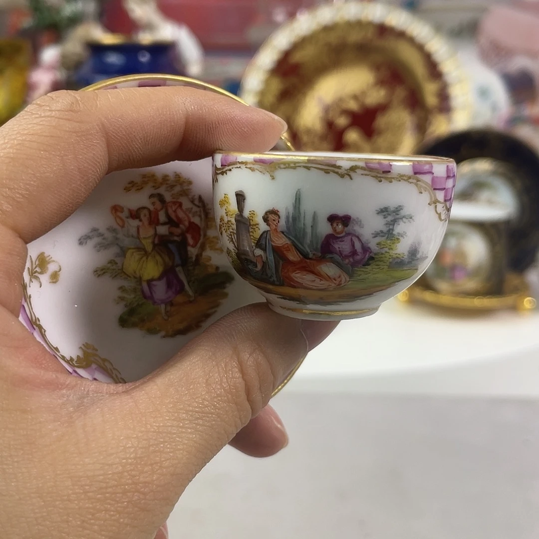 瓷器欧瓷咖啡杯水晶杯