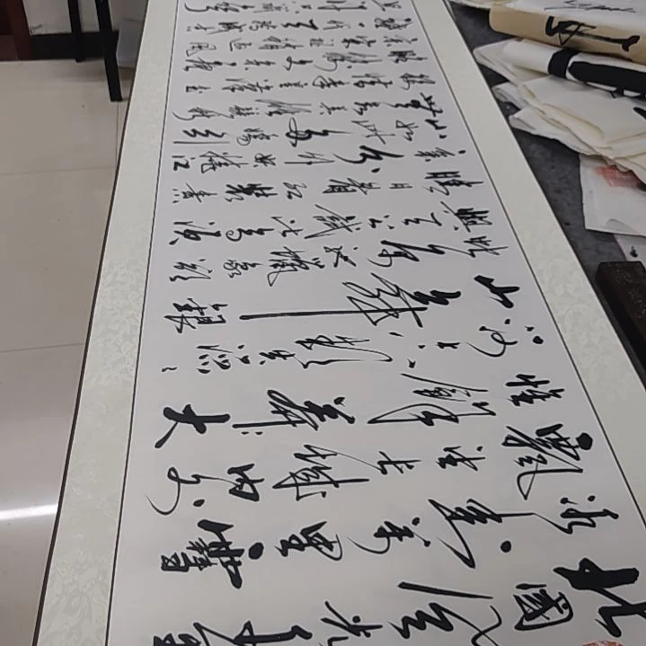 书法书法协会作品沁园春雪赠送一副清风明月一壶酒