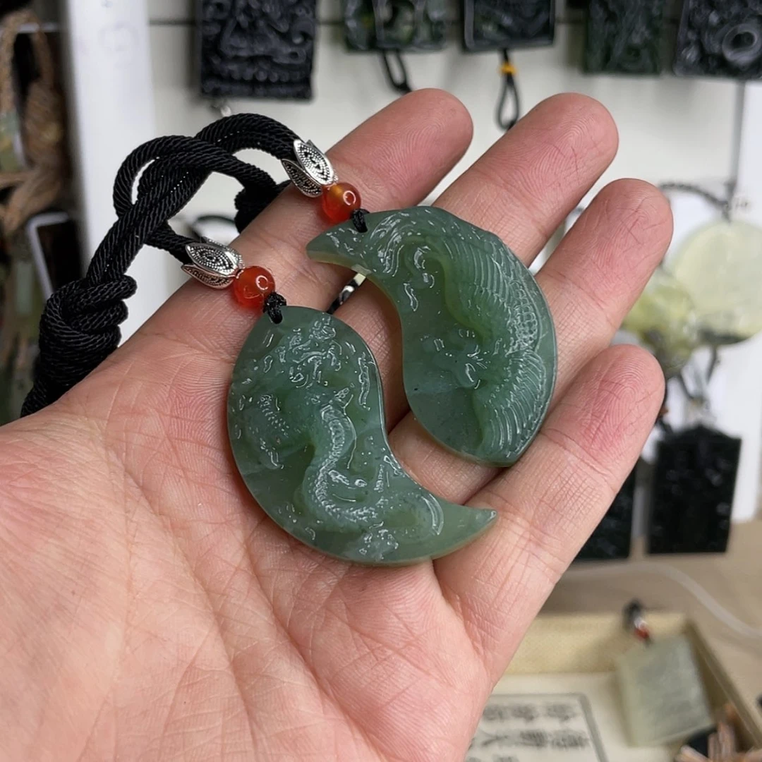 【闪购商品】岫玉颈饰未镶嵌?龙凤