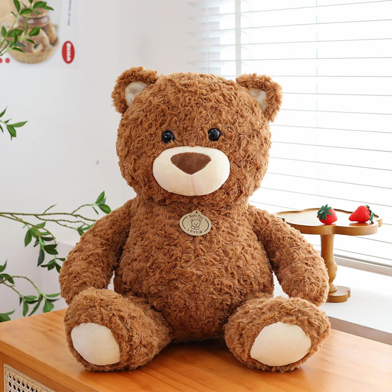 卡通小熊玩偶吉福特熊乖乖坐姿公仔可爱柔软熊玩偶