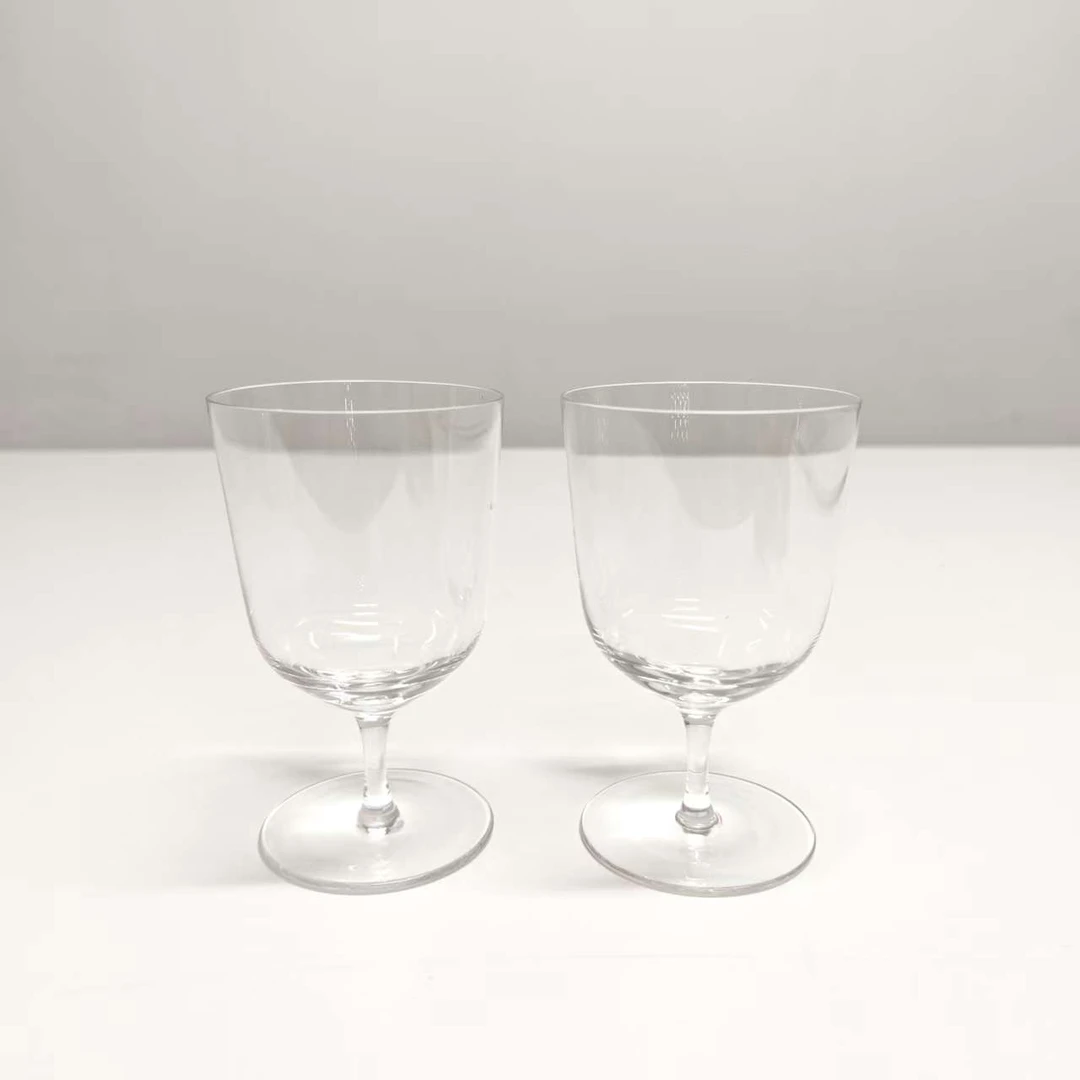 【2只】摩瑟家居【高脚杯2只】HAZC花瓶花器玻璃花盆