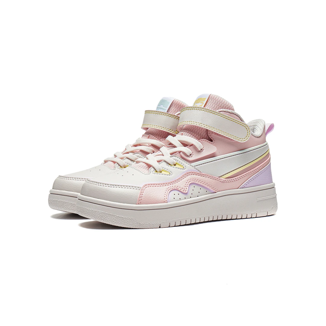 《直播》中国李宁童鞋男童女童中大童休闲鞋儿童运动板鞋YKCT152