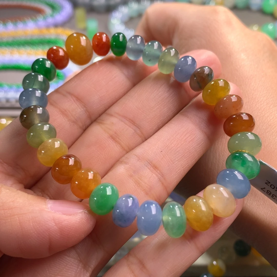 翡翠手链未镶嵌卡7.5～9