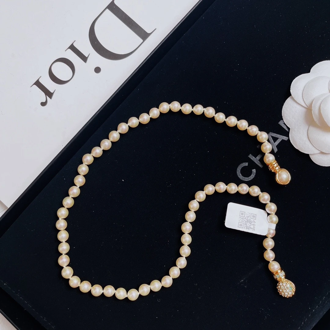 95新 DIOR/迪奥 柚礼中古/迪奥珍珠项链LZ409081