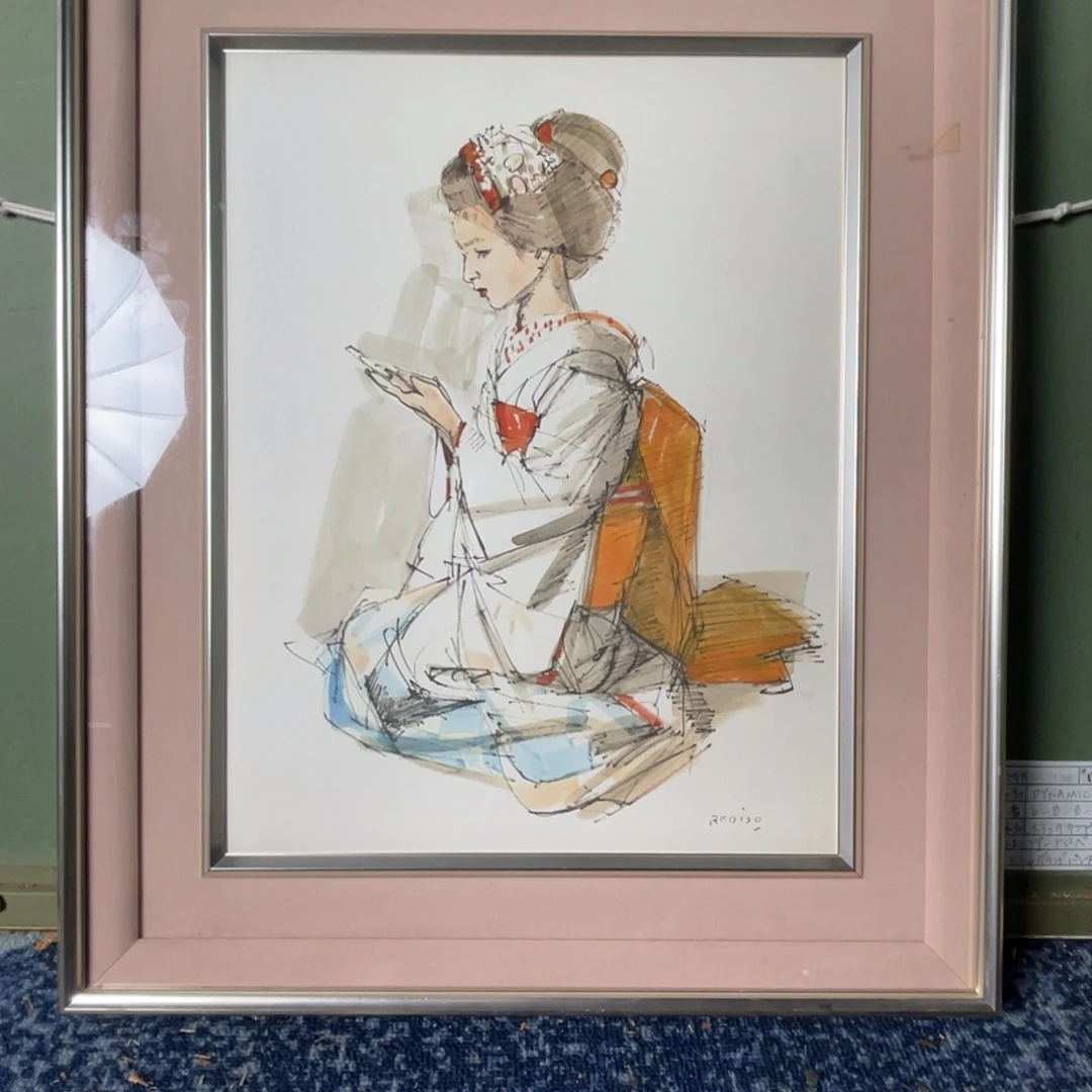 中古框画框子瑕疵不退不换