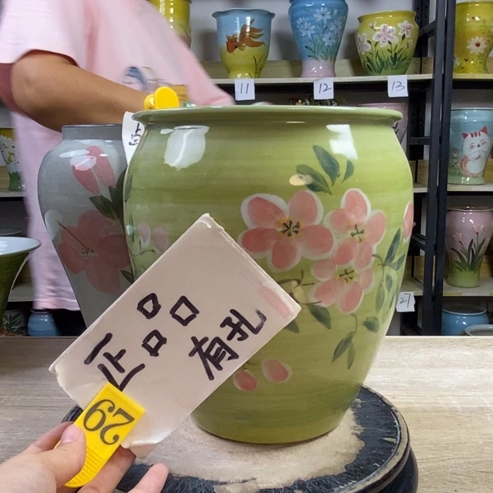 景德镇高温陶瓷花盆