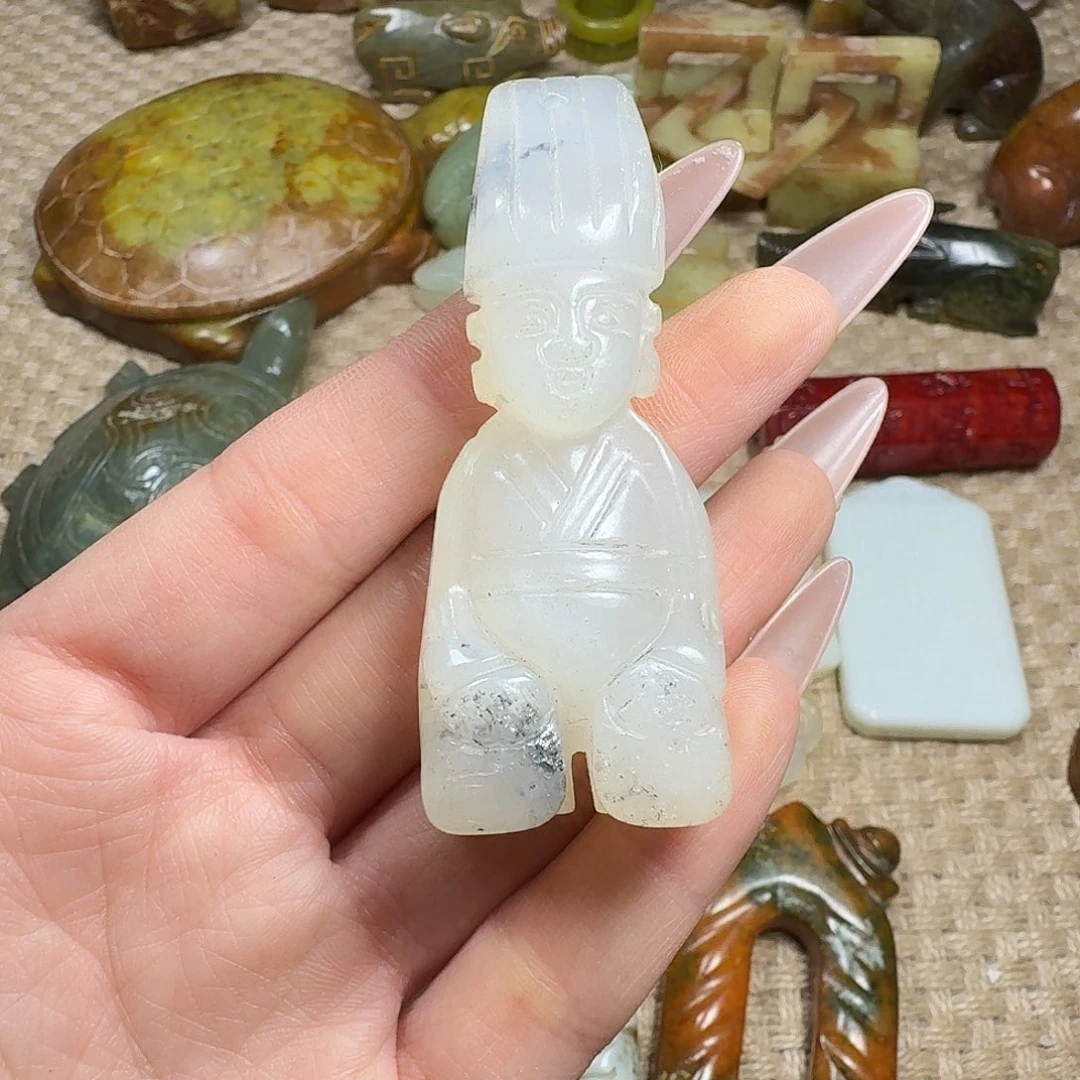 白玉菩提吊坠挂件