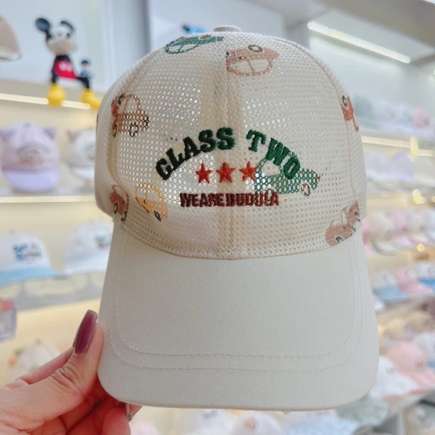 嘟嘟啦3585休闲风大檐男圆顶短檐帽子夏季宝宝棒球帽运动