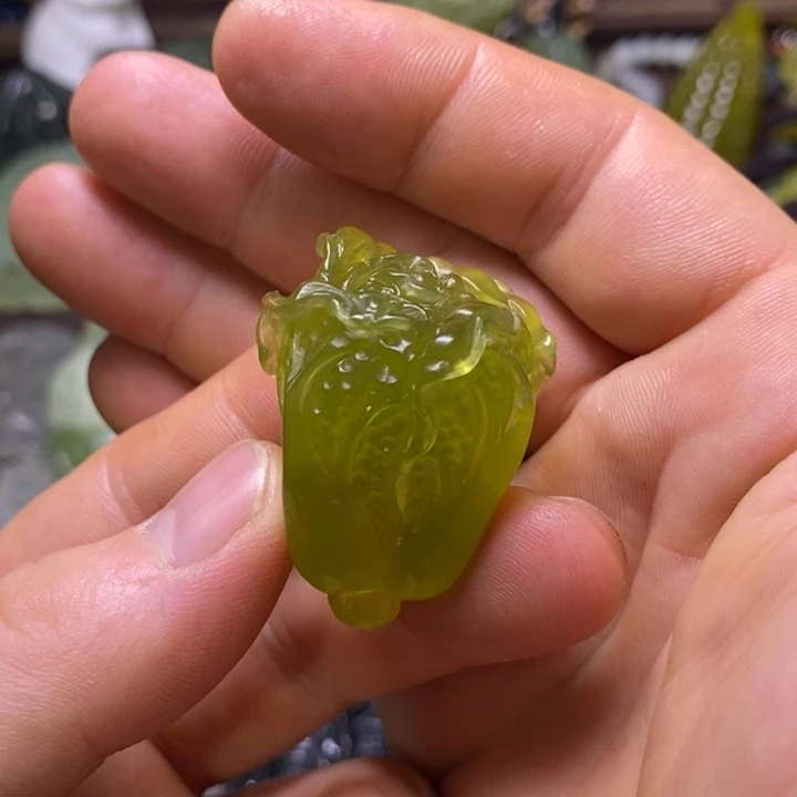 岫玉未镶嵌岫玉颈饰