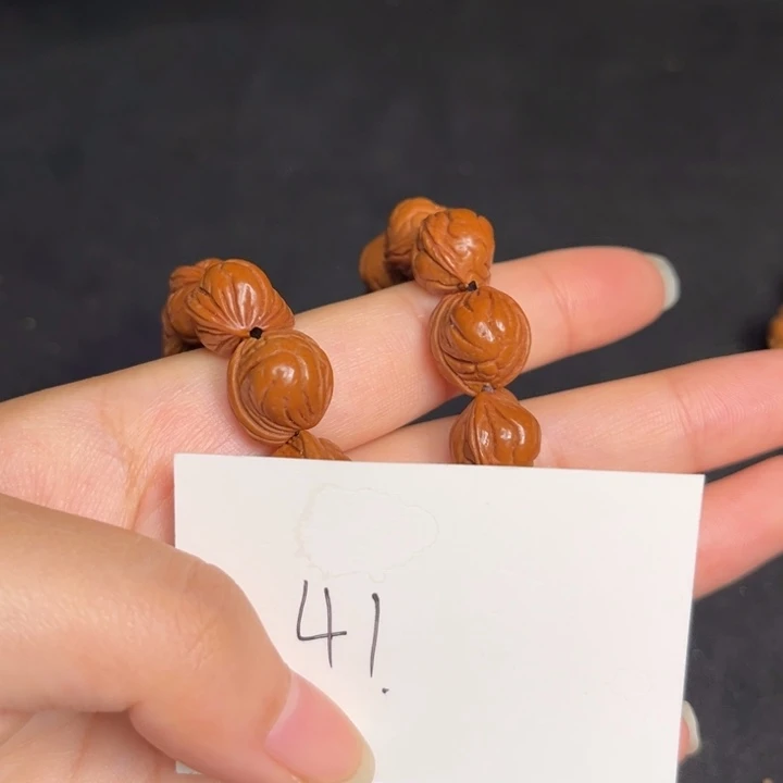 手串桃核秦岭小龙纹