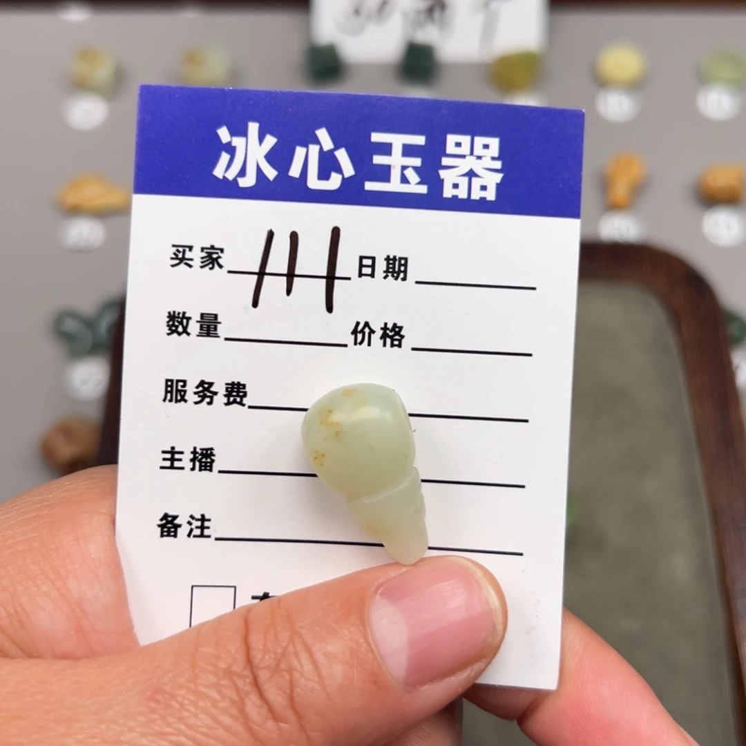 蛇纹石玉未镶嵌颈饰清***院